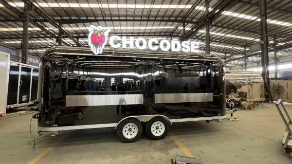 Matte Black Airstream Trailer